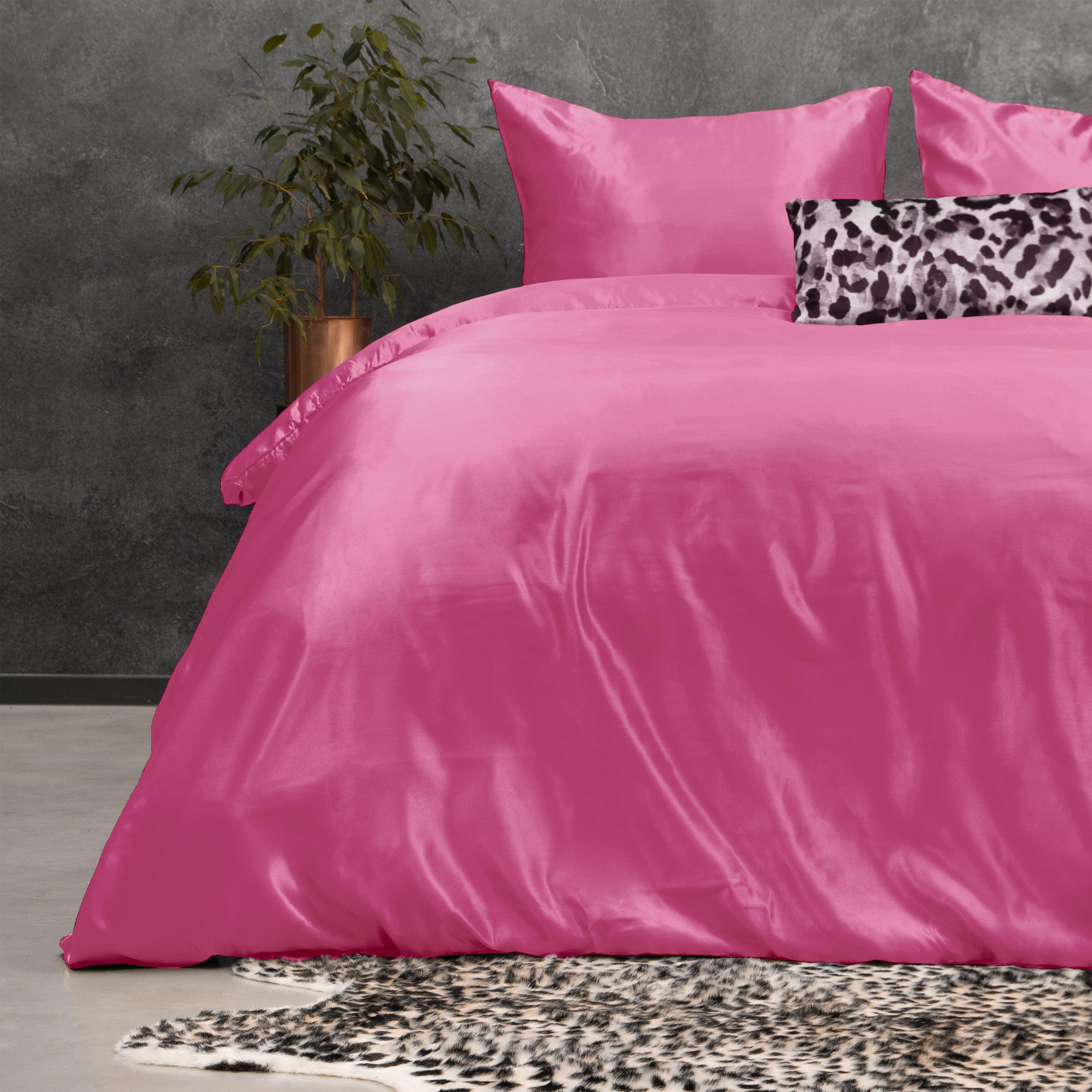 NordDream Beauty Skin Care pussilakana 140x200 roosa satiini