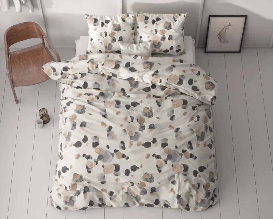 NordDream Spotty Zand pussilakana 240x220 hiekka mikrokuitu
