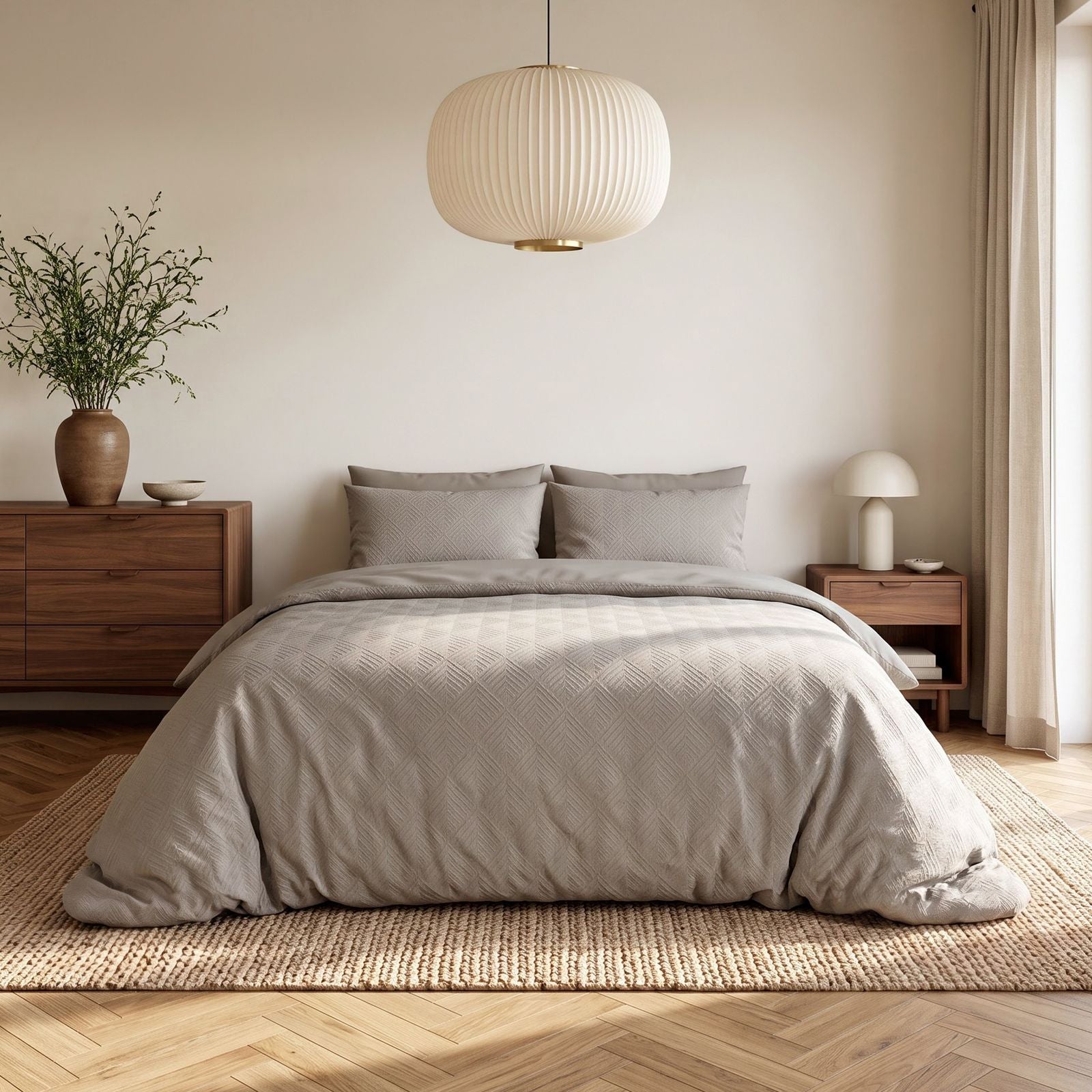 NordDream Embossed Modern Geo pussilakana 240x220