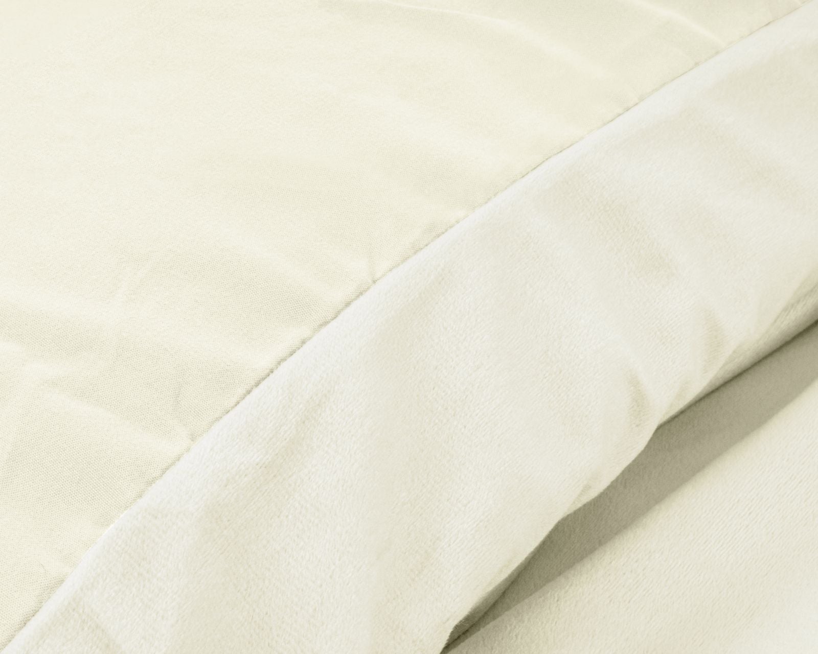 NordDream Velvet Uni pussilakanasetti kerma 200x220 cm