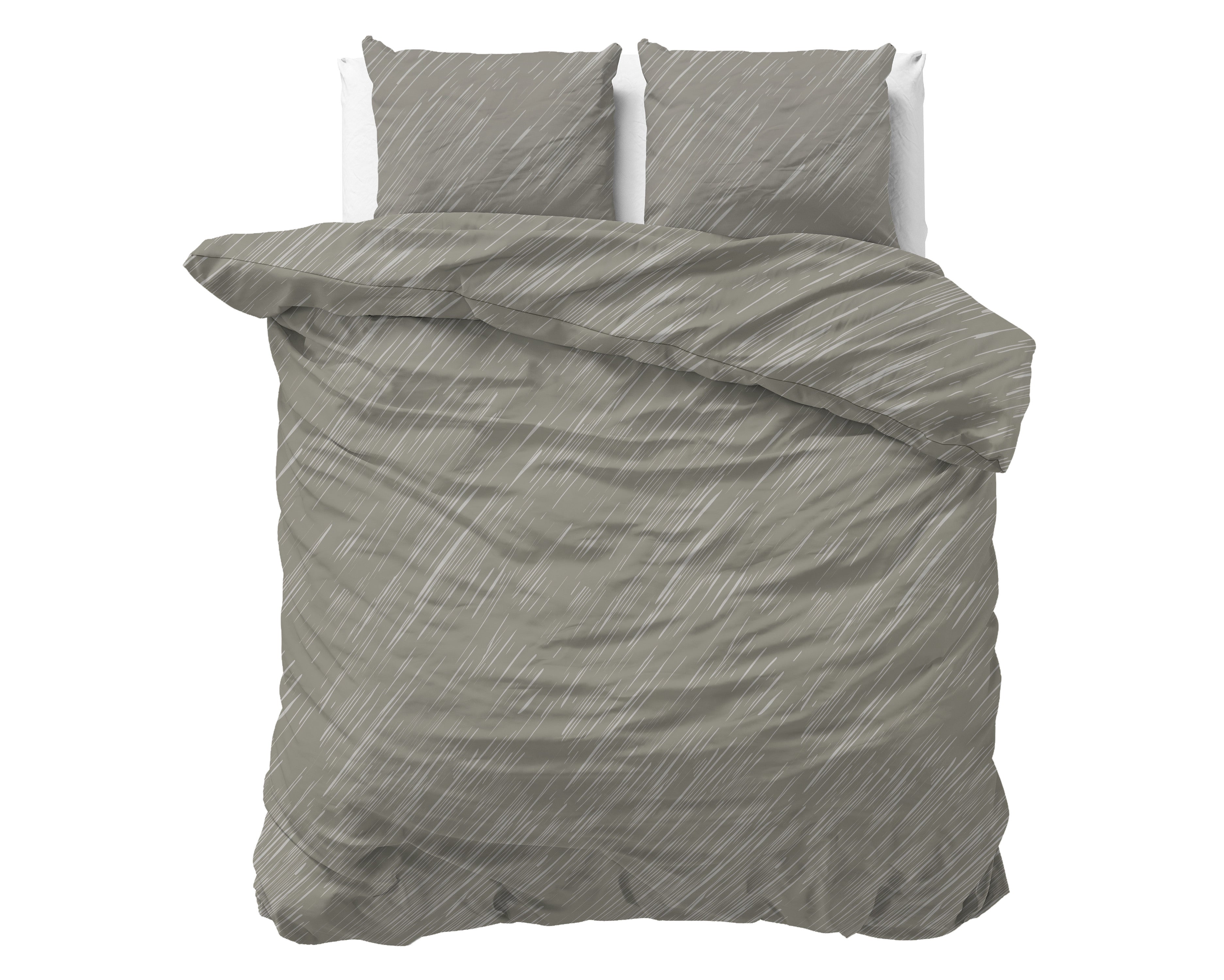 NordDream Pure Mellow Stone pussilakana 240x200 harmaa puuvilla