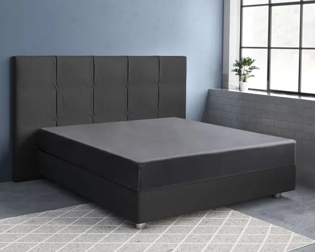 NordDream Satiini aluslakana 180x200 antrasiitti puuvilla