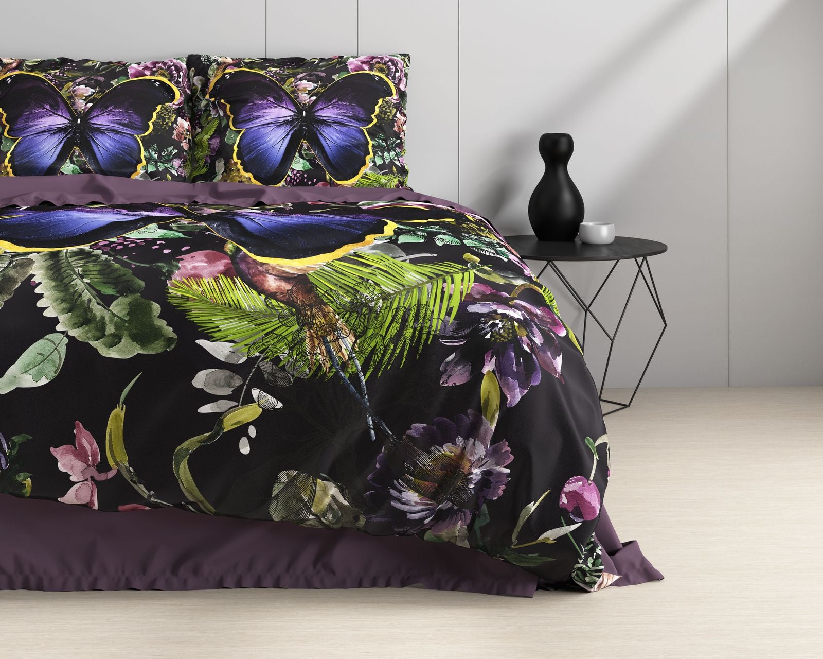 NordDream Wild Satin Mosani pussilakana turkoosi 200x220