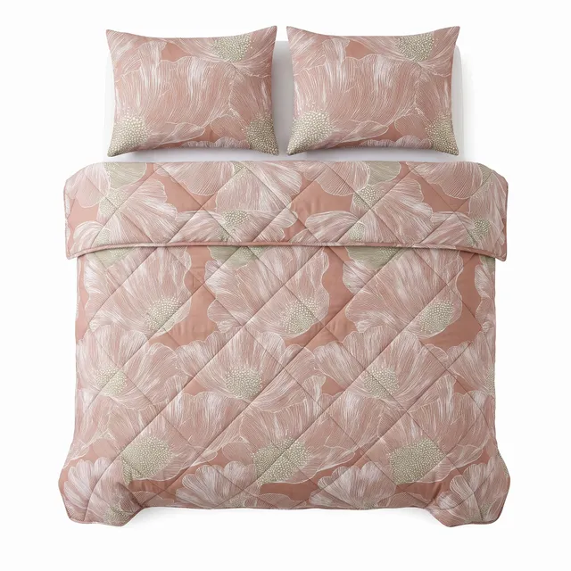 NordDream Lazy Veer peitto 200x220 terrakotta ilman pussilakanaa