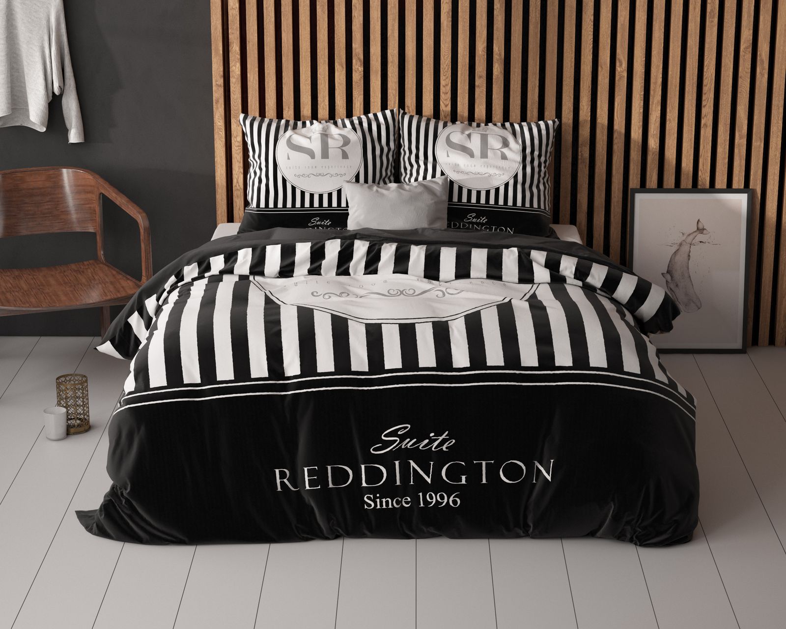 NordDream Essentials Reddington pussilakana musta 140x200 mikrokuitu