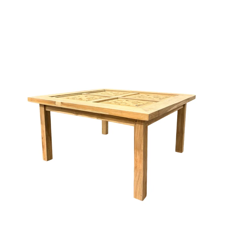 Sasus Vintage sohvapöytä 74x82x43 cm tiikki