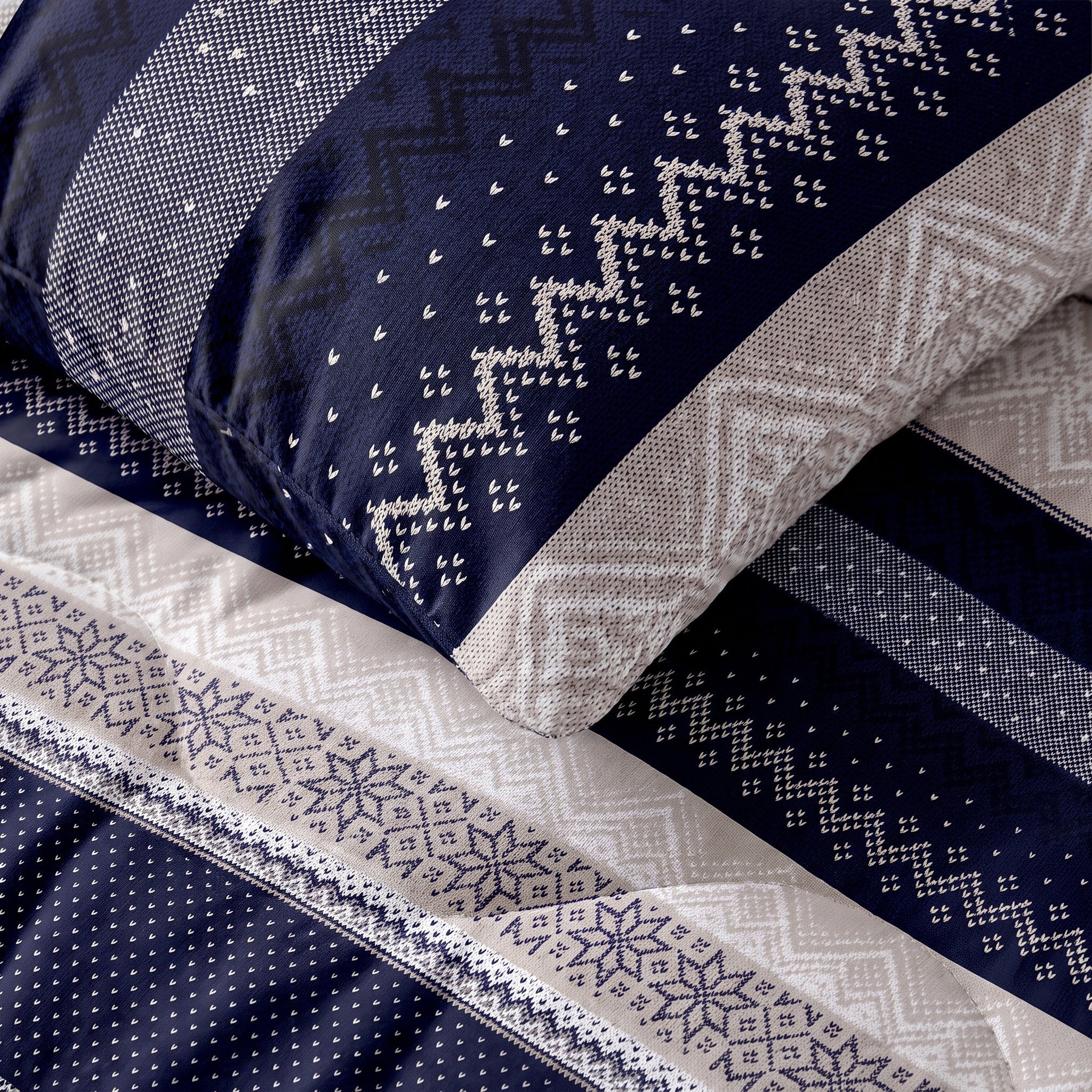 NordDream Lazy Elisabeth pussipeitto navy 140x220 pestävä
