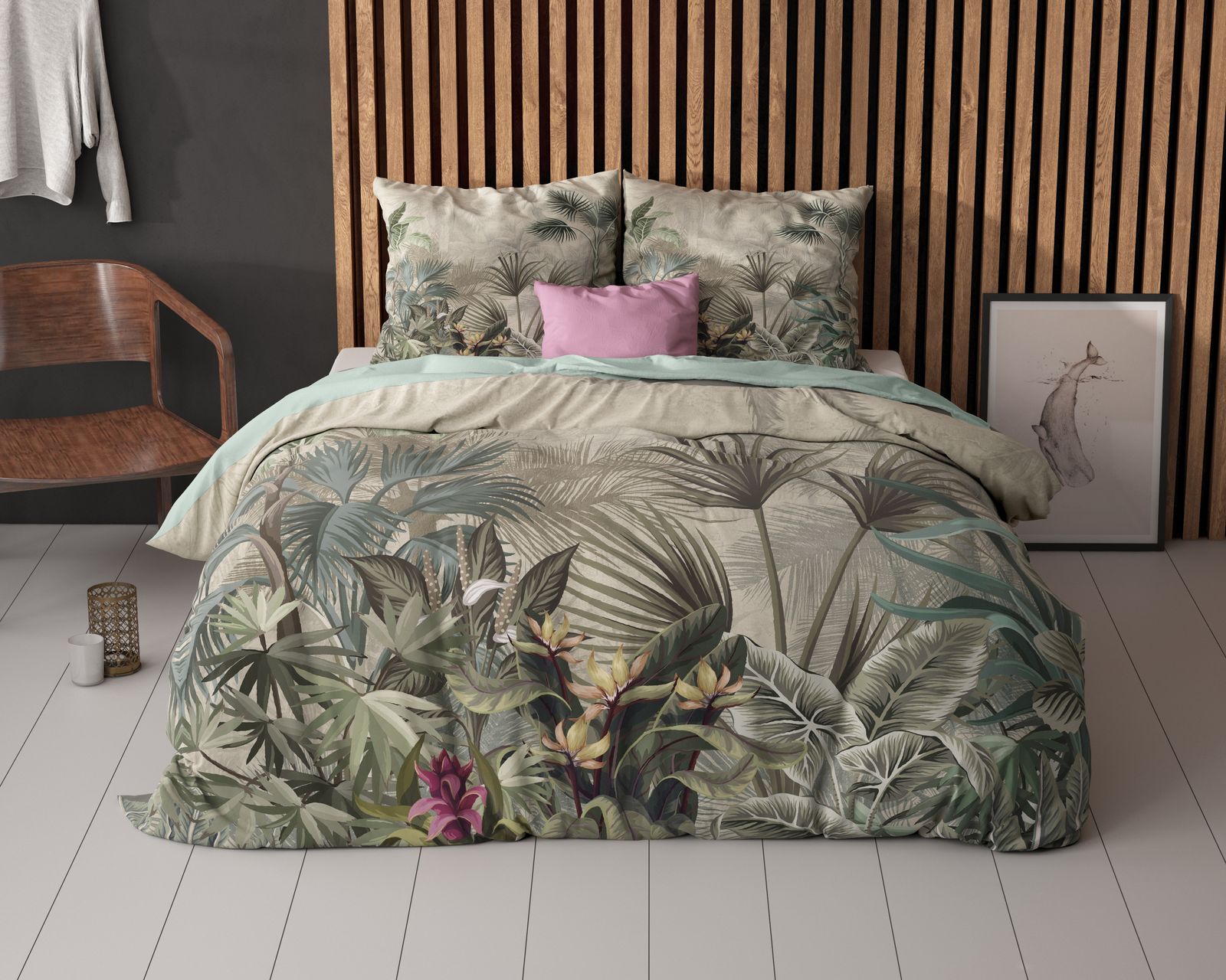 NordDream Essentials Macy pussilakanasetti 240x200 vihreä