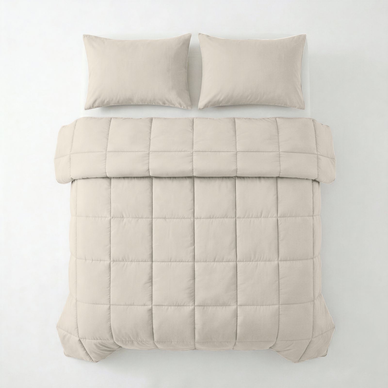NordDream Lazy Percale Beige peitto 200x220 pussiton
