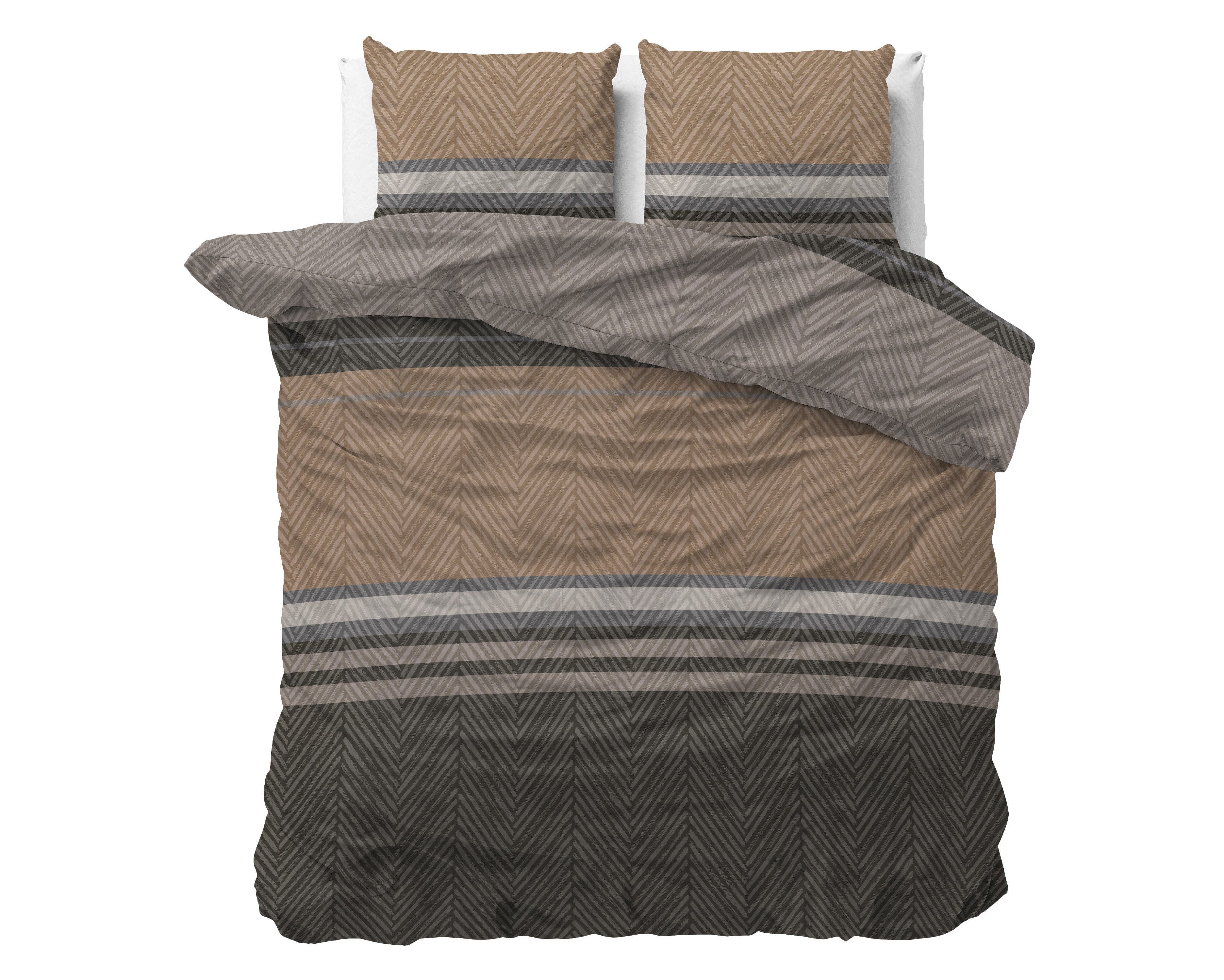 NordDream Classy Ezgi Bruin pussilakana 200x220 mikrokuitu