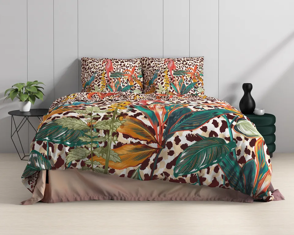 NordDream Satijn Ida Multi pussilakanasetti 240x220 satiini