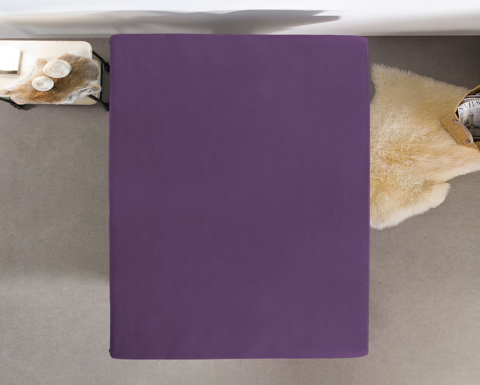 NordDream Jersey aluslakana violetti 140x200 joustopuuvilla
