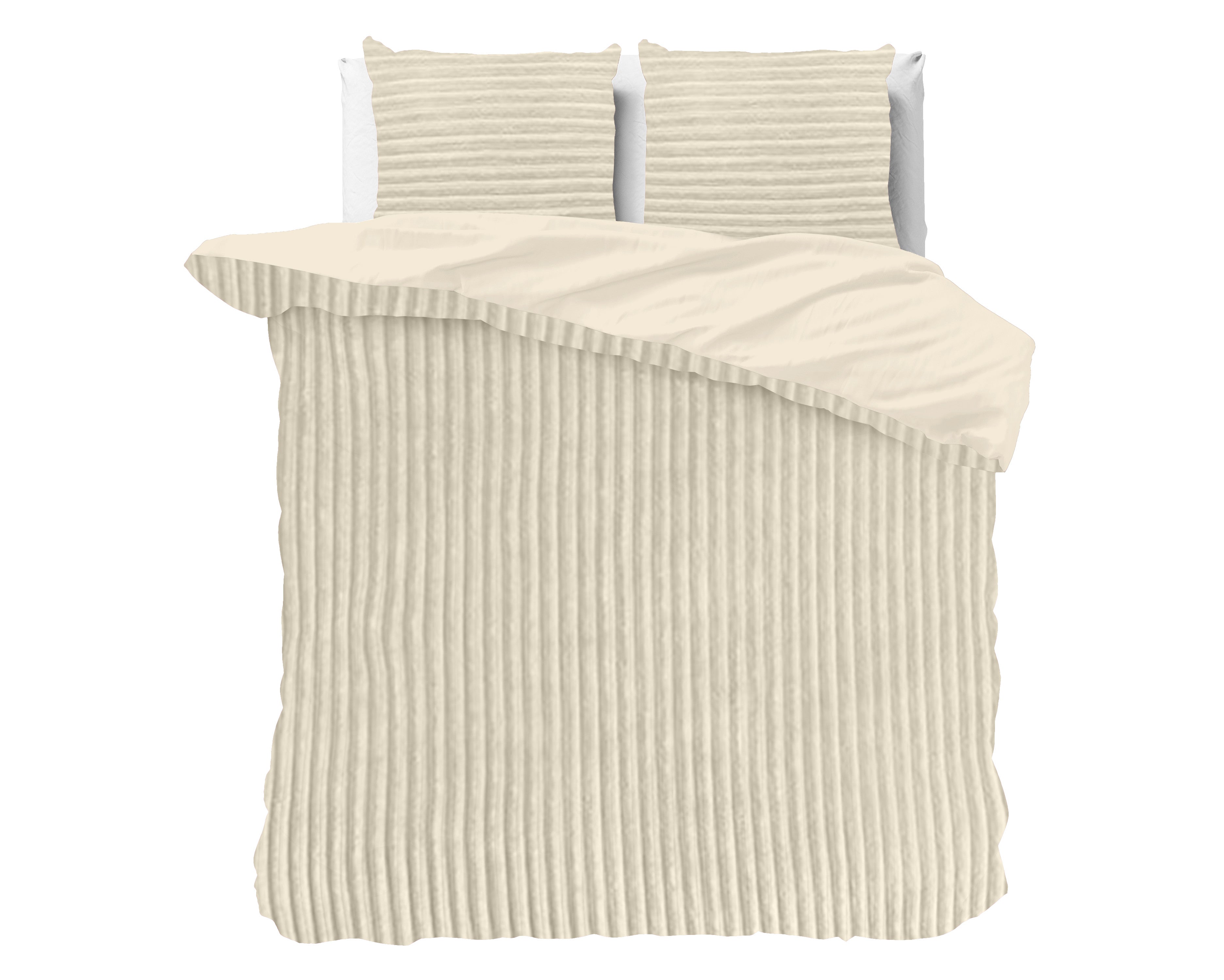 NordDream Teddy Rib pussilakana 240x200 beige uurrettu
