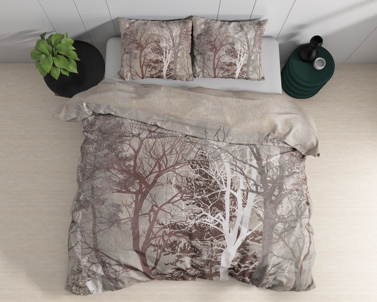 NordDream Nature Indre pussilakana 140x200 harmaa puuvilla
