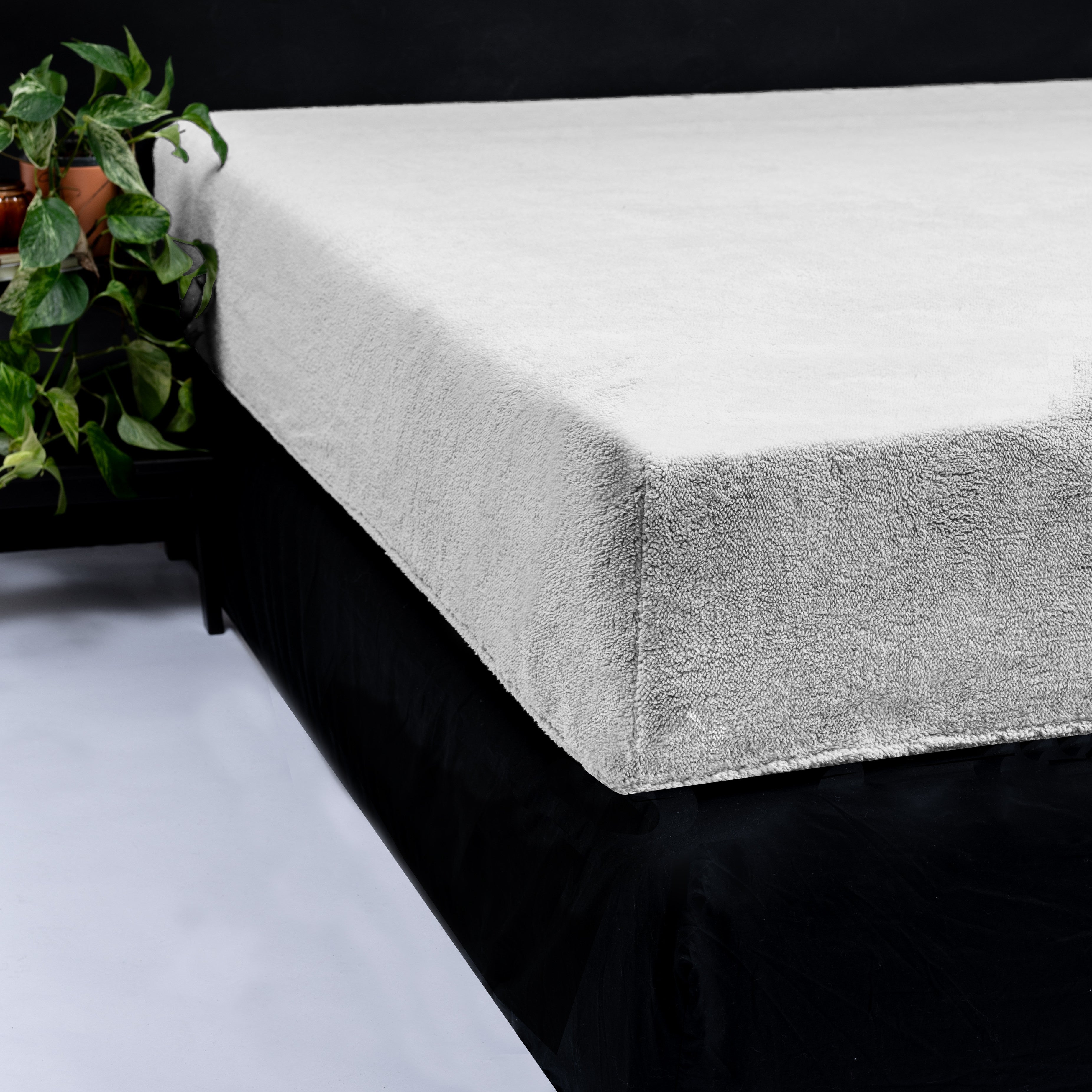 NordSleeps NordDream Teddy aluslakana harmaa 90x200 cm
