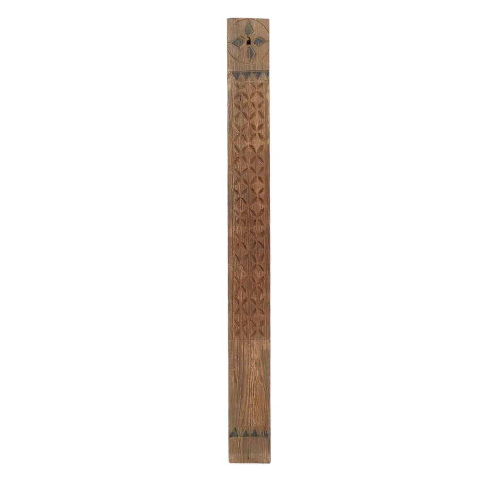 Sasus Vintage puukoriste tiikki 110 cm seinäkoriste
