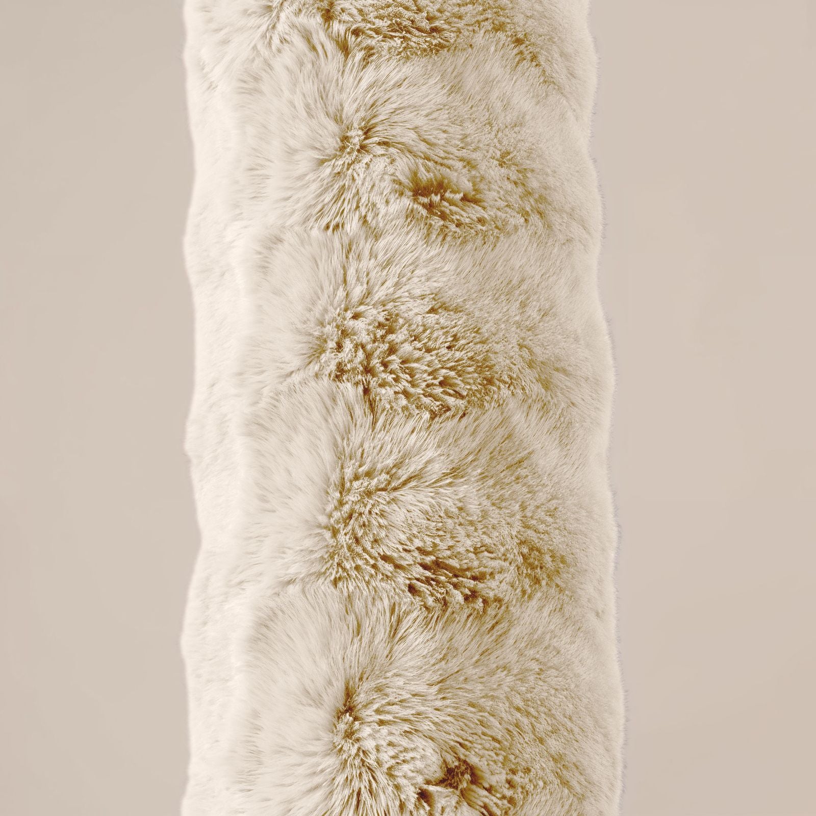 NordDream Pompom vartalotyyny 140x20 beige tekoturkis