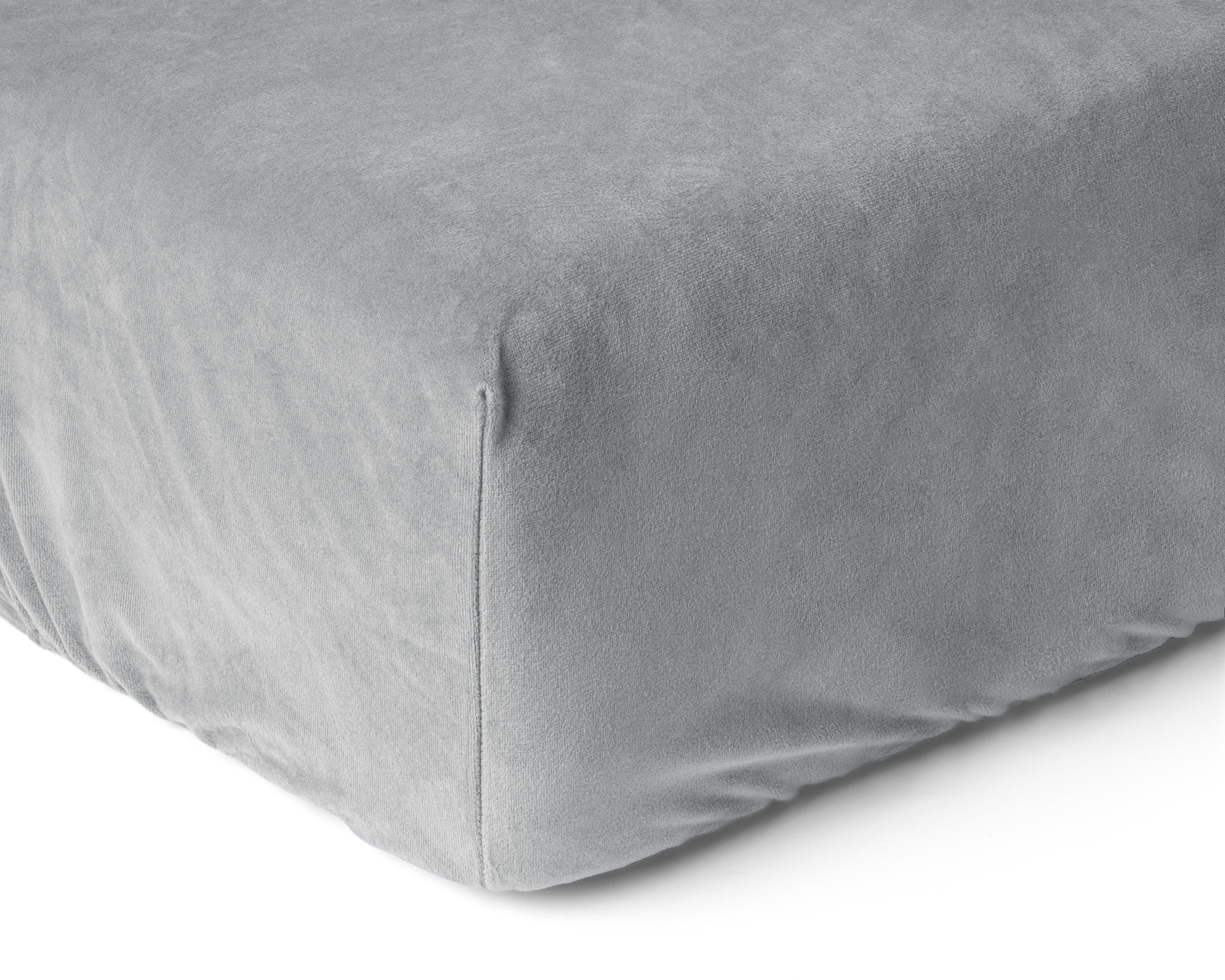 NordSleeps NordDream Velvet aluslakana harmaa 180x200 lämmin