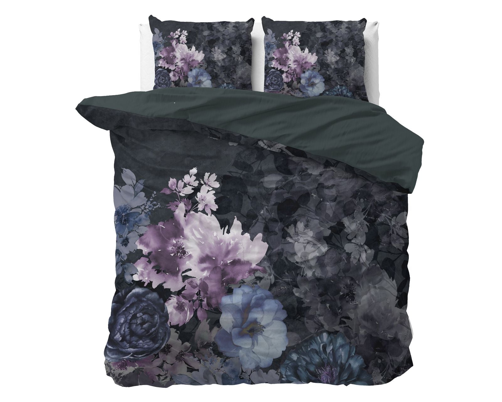 NordDream Wild Delora pussilakanasetti musta 200x200 satiini