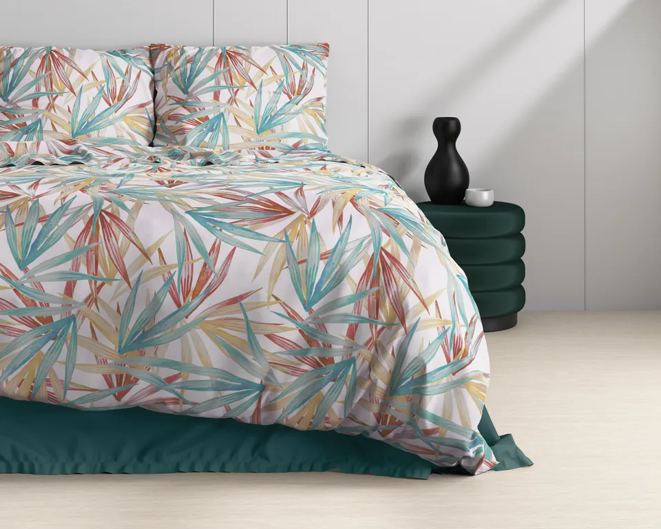 NordDream Satijn Aster pussilakanasetti multi 240x220 sileä