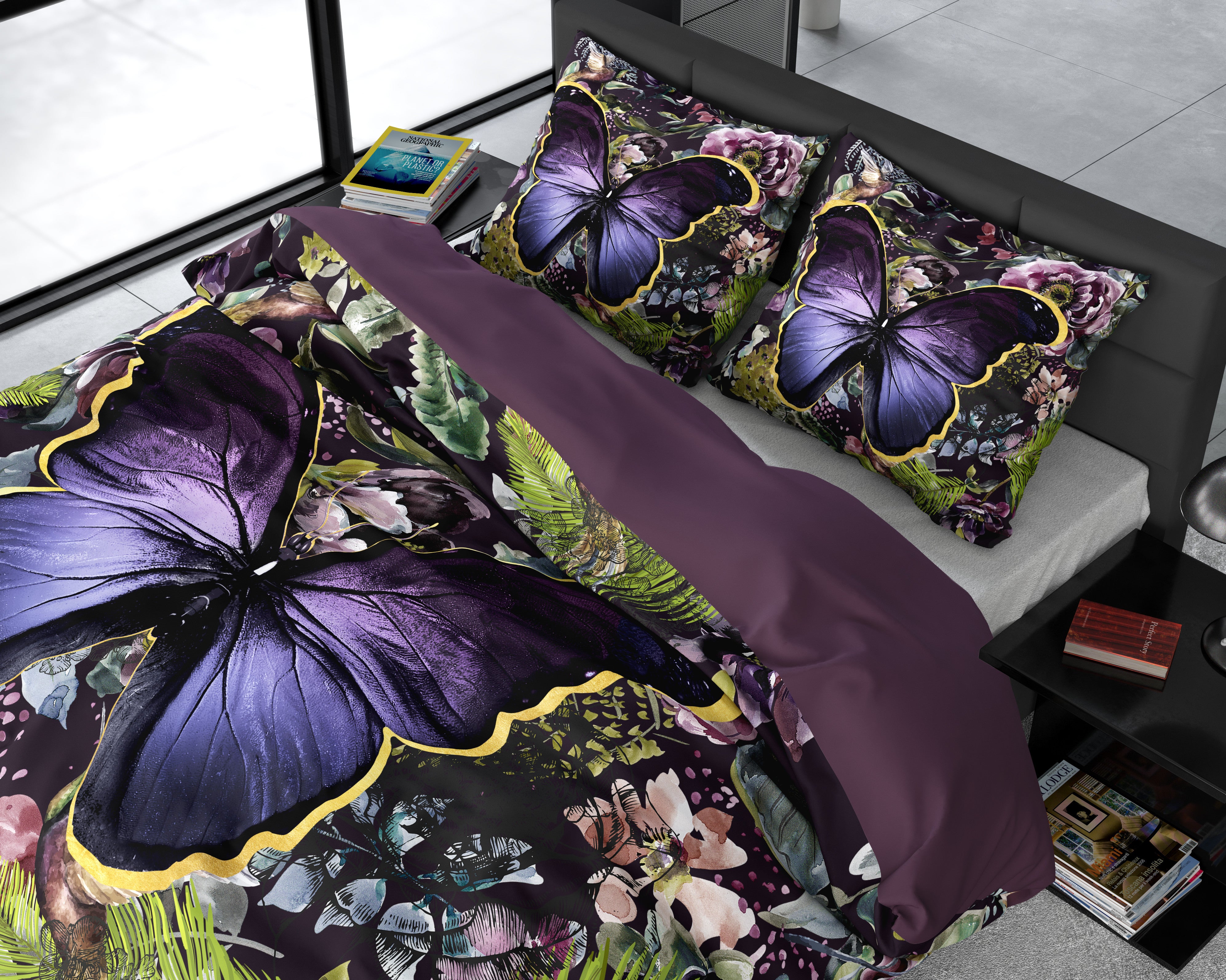 NordDream Wild Satin Mosani pussilakana turkoosi 200x220
