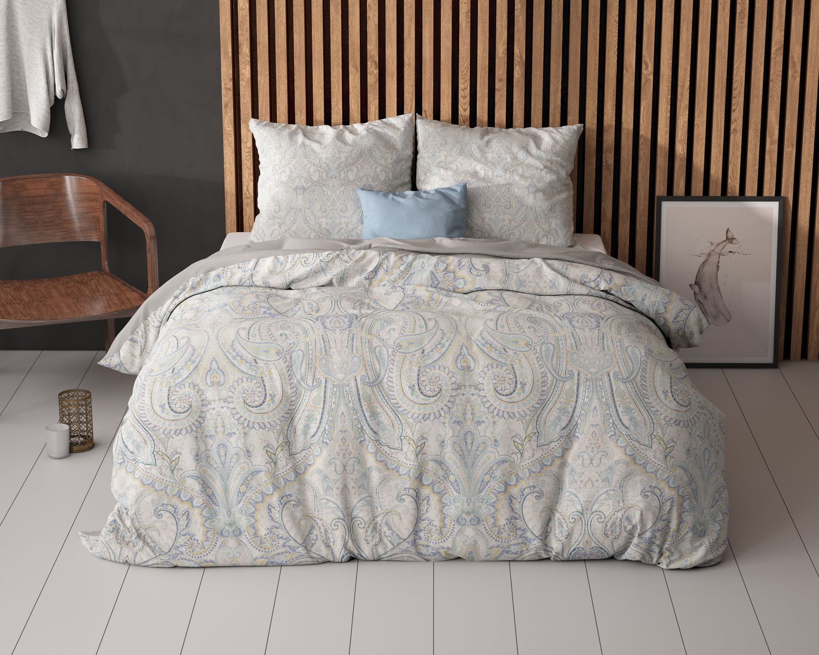 NordDream Essentials Cherine pussilakana 140x200 harmaa