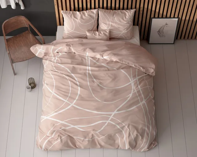 NordDream Essentials Mahila pussilakana 140x200/220 roosa