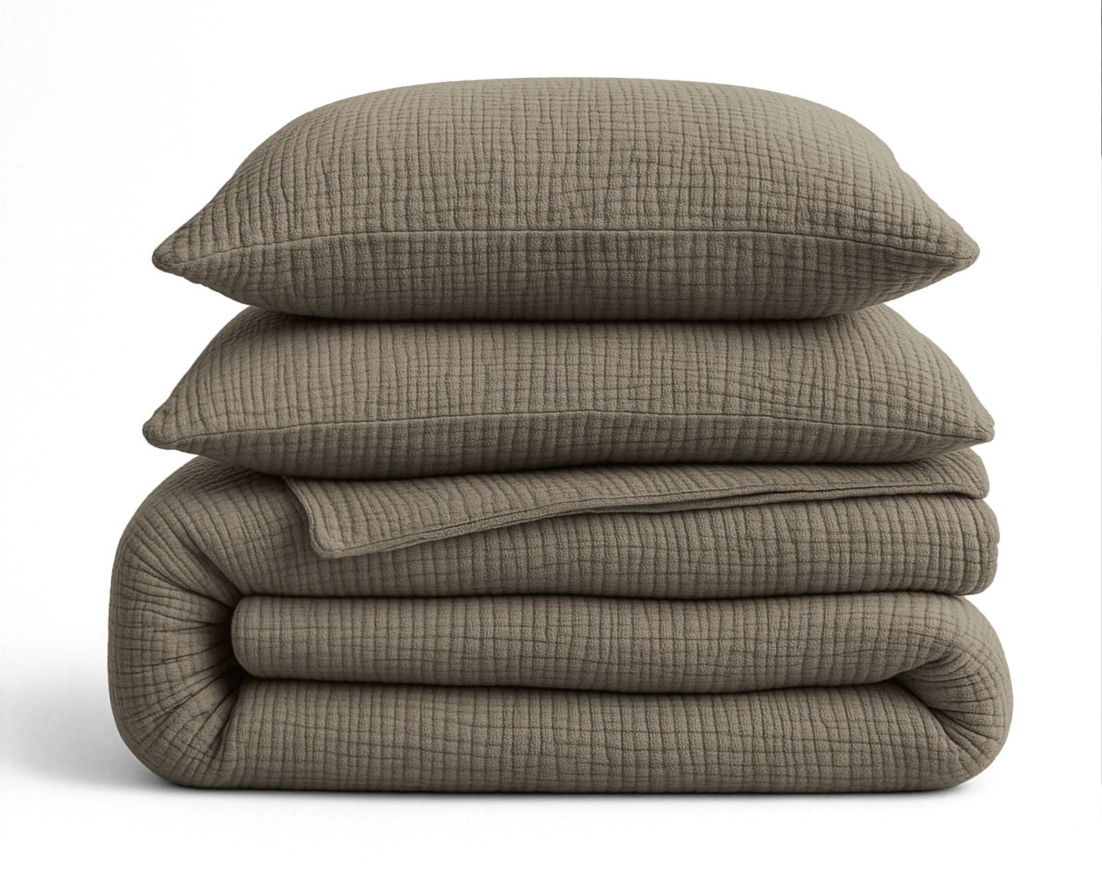 NordDream Lazy mousseline peitto 240x200 taupe pestävä