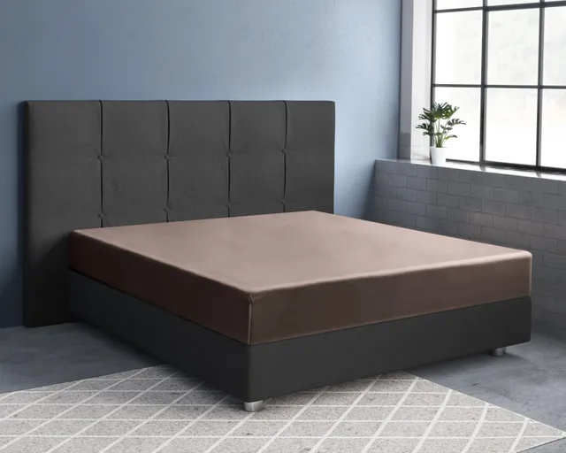 NordDream satiinialuslakana taupe 2 kpl 30 cm