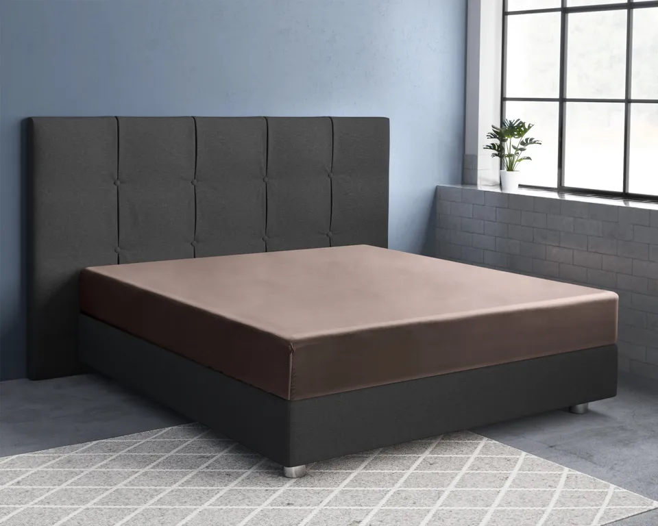 NordDream satiinialuslakana taupe 2 kpl 30 cm