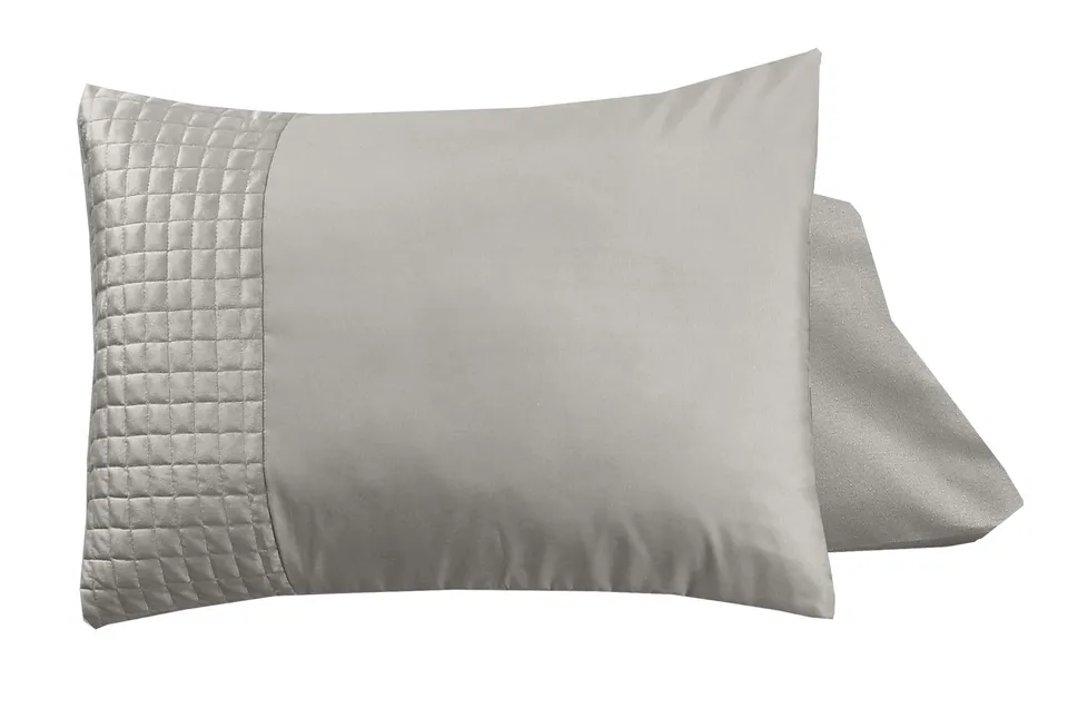 NordDream Velvet tyynyliina 60x70 hiekka harmaa 2 kpl mikro
