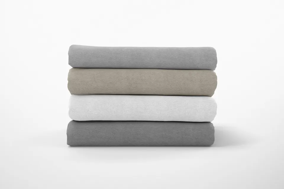 NordDream Flanel lakana 200x250 taupe harjattu puuvilla