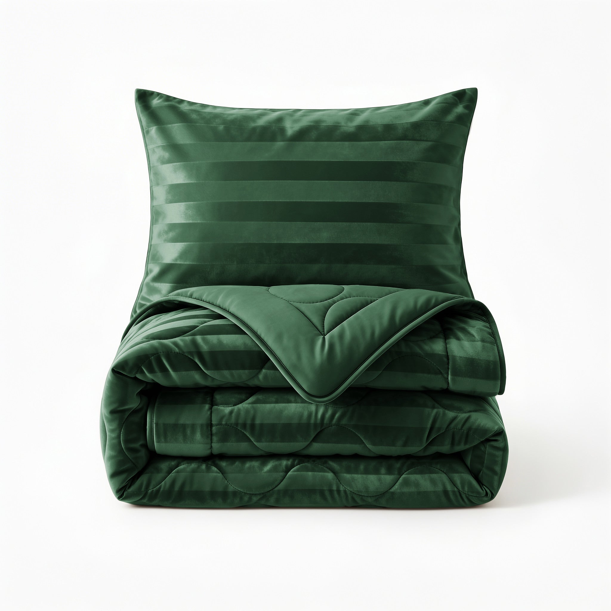 NordDream Lazy Hotel Velvet peitto tummanvihreä 200x200 sametti