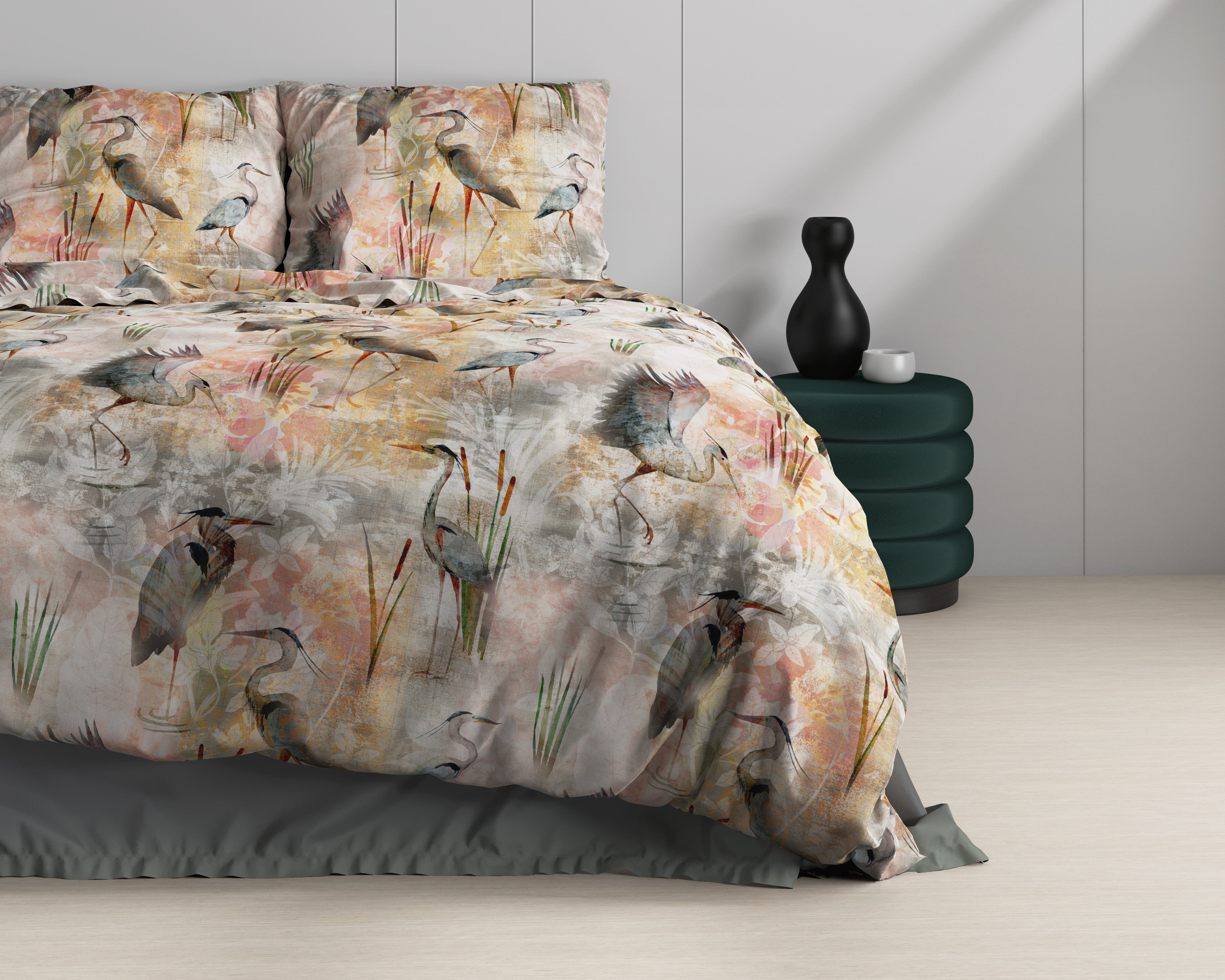 NordDream Satijn Dahila Multi pussilakanasetti 240x220 satiini