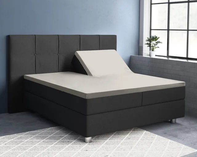 NordDream Satiini split-aluslakana kerma 180x200 cm 15cm