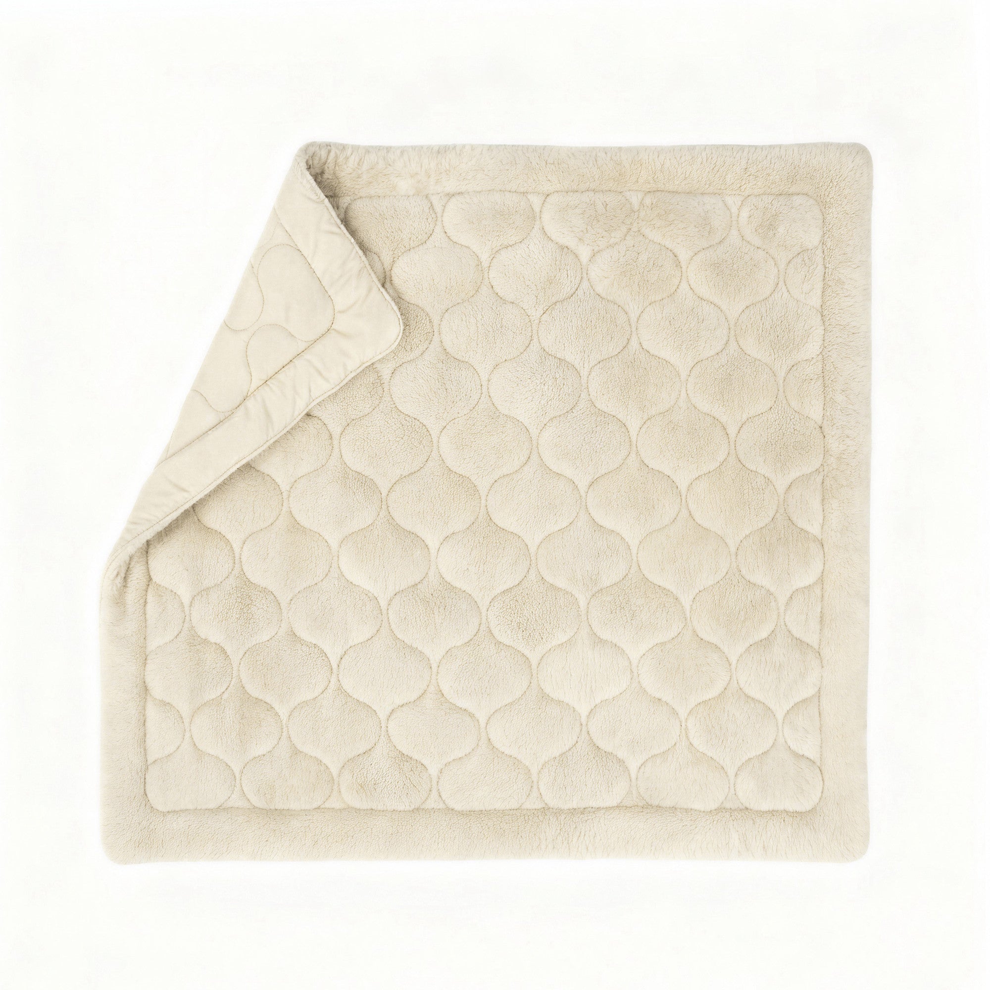 NordDream Lazy teddy-peitto 140x200 beige pörrö