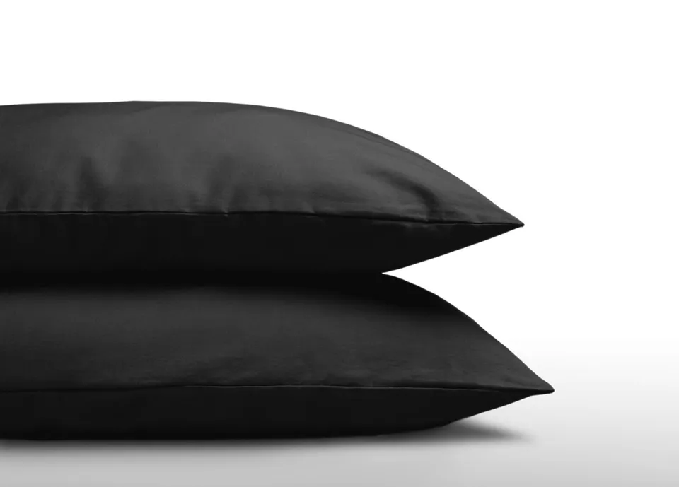 NordDream Katoen tyynyliina 60x70 musta 2-pack puuvilla