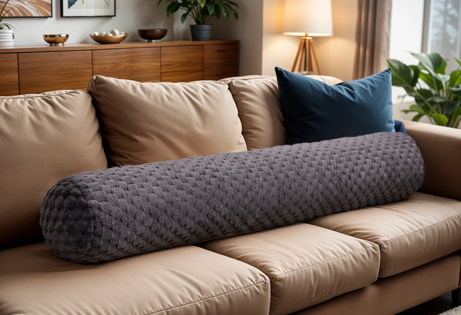 NordDream Bodypillow vartalotyyny 140x20cm antrasiitti