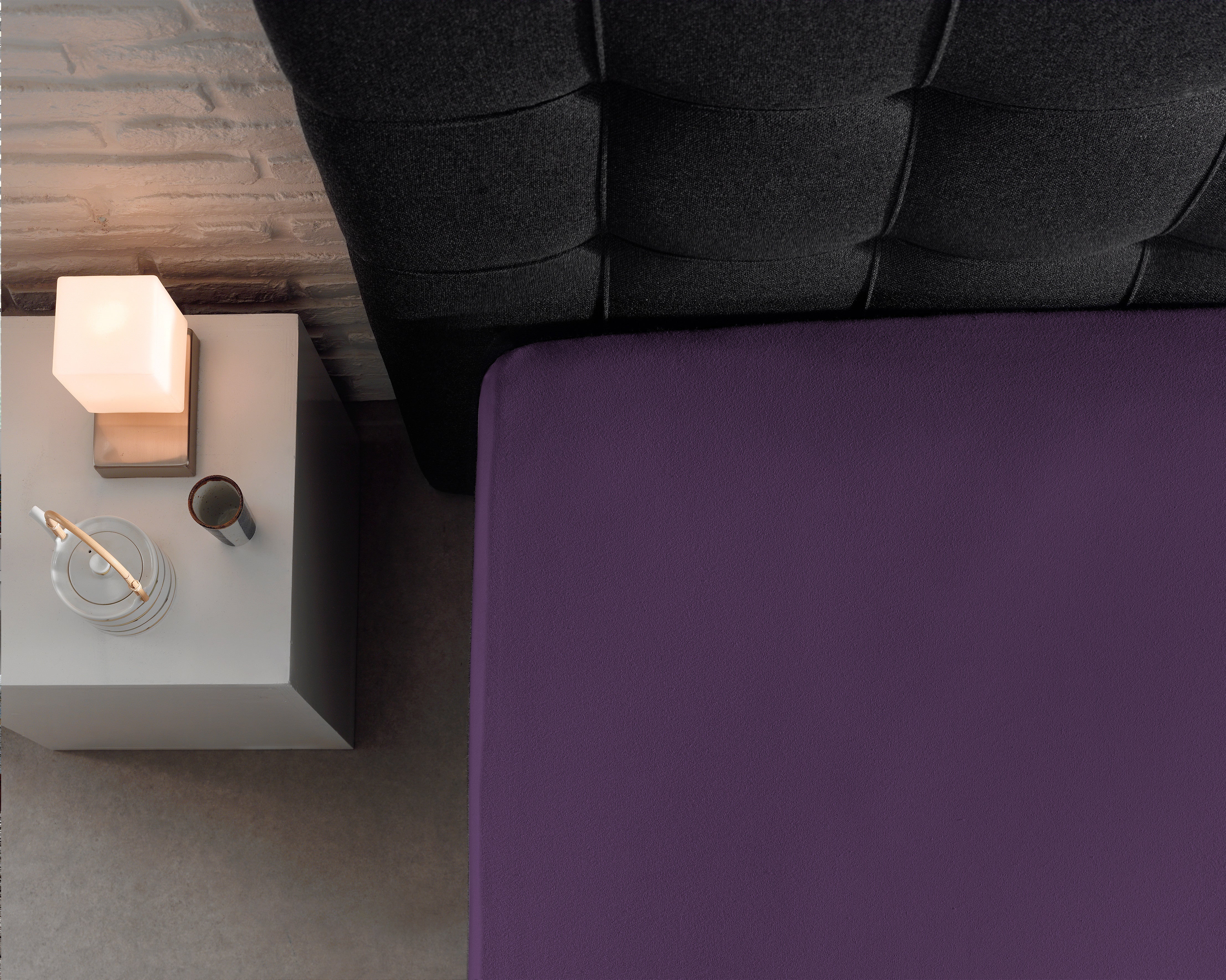NordDream Jersey aluslakana violetti 140x200 joustopuuvilla