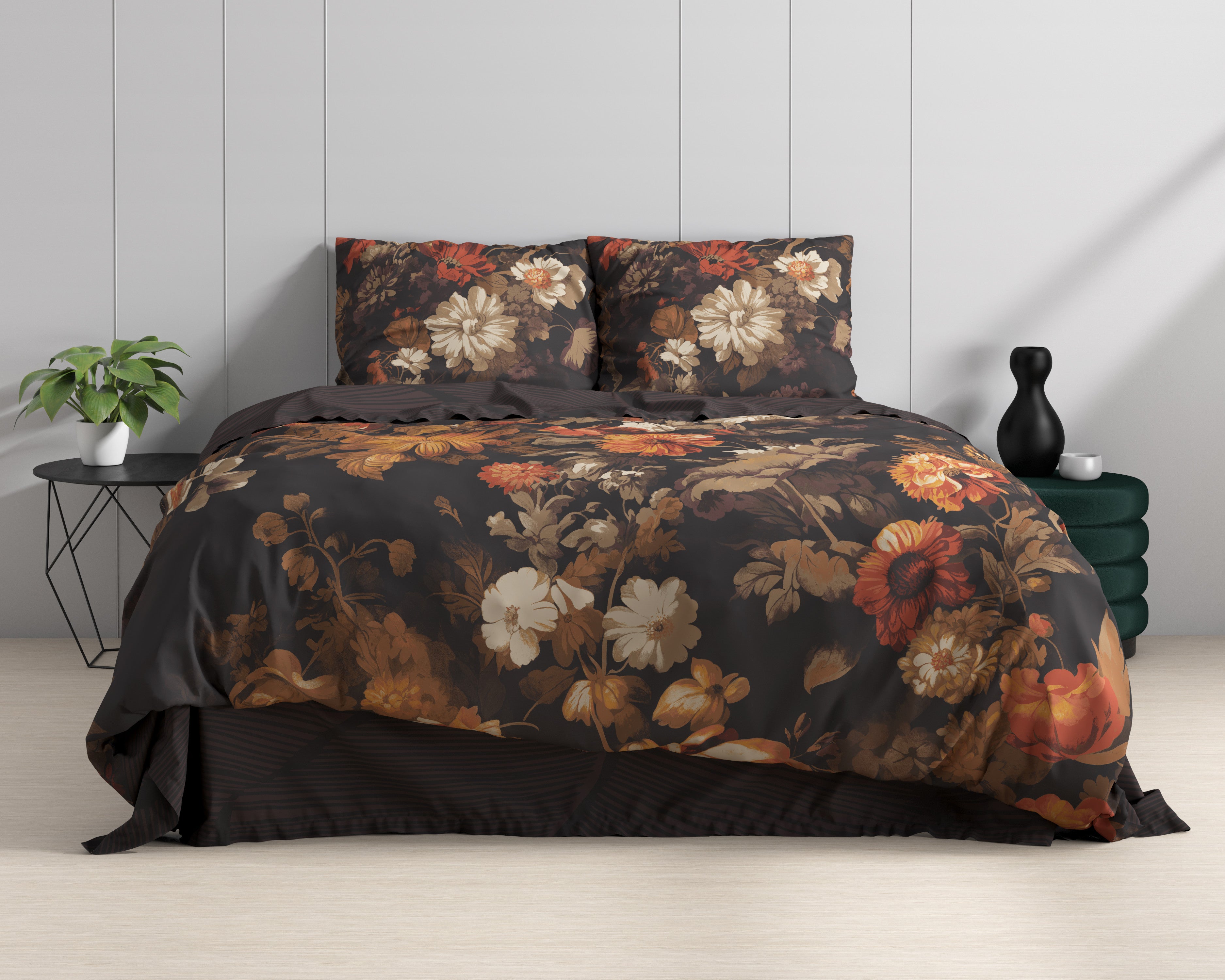 NordDream Nature Art Flowers pussilakana ruskea