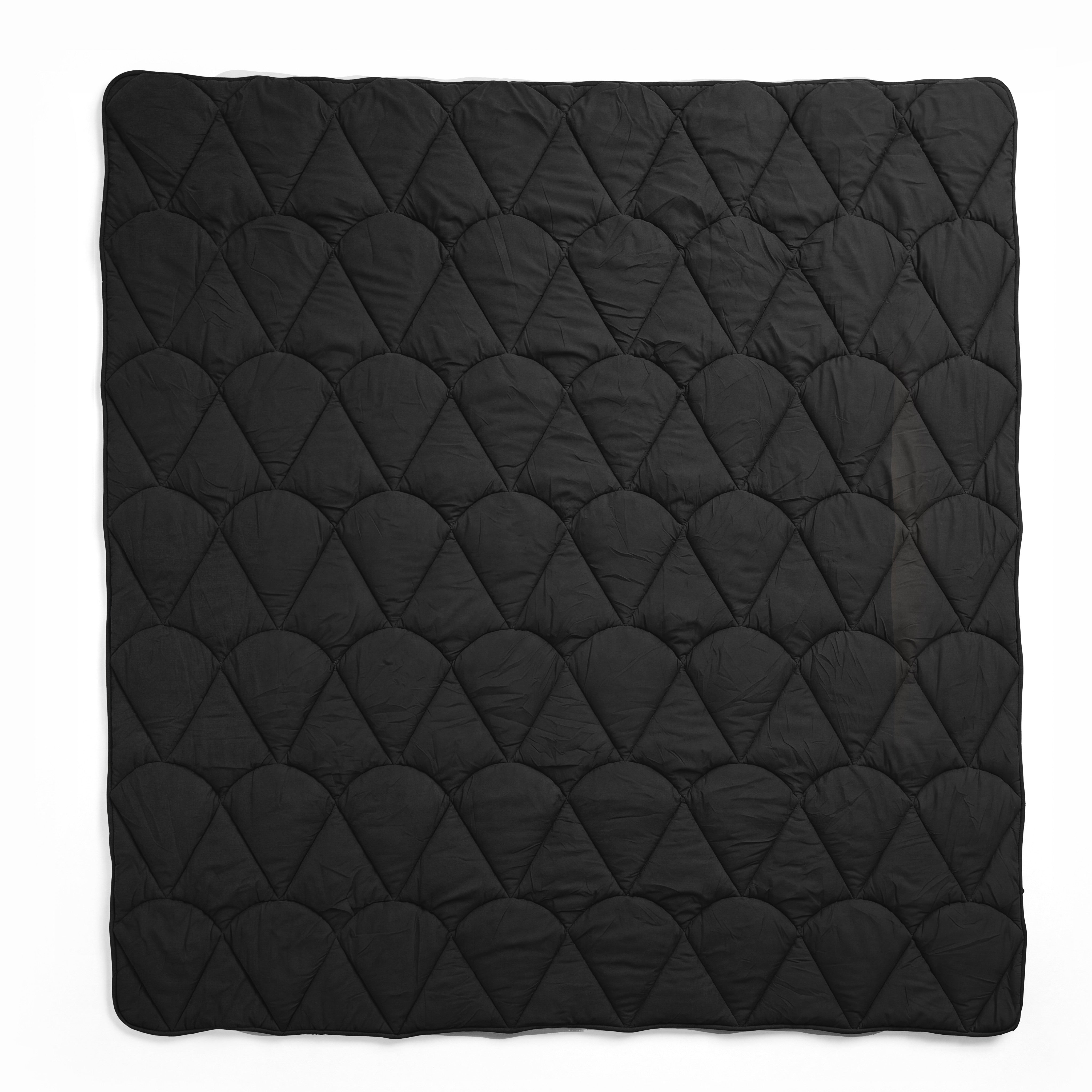 NordDream Lazy Velvet musta peitto 140x200 sametti