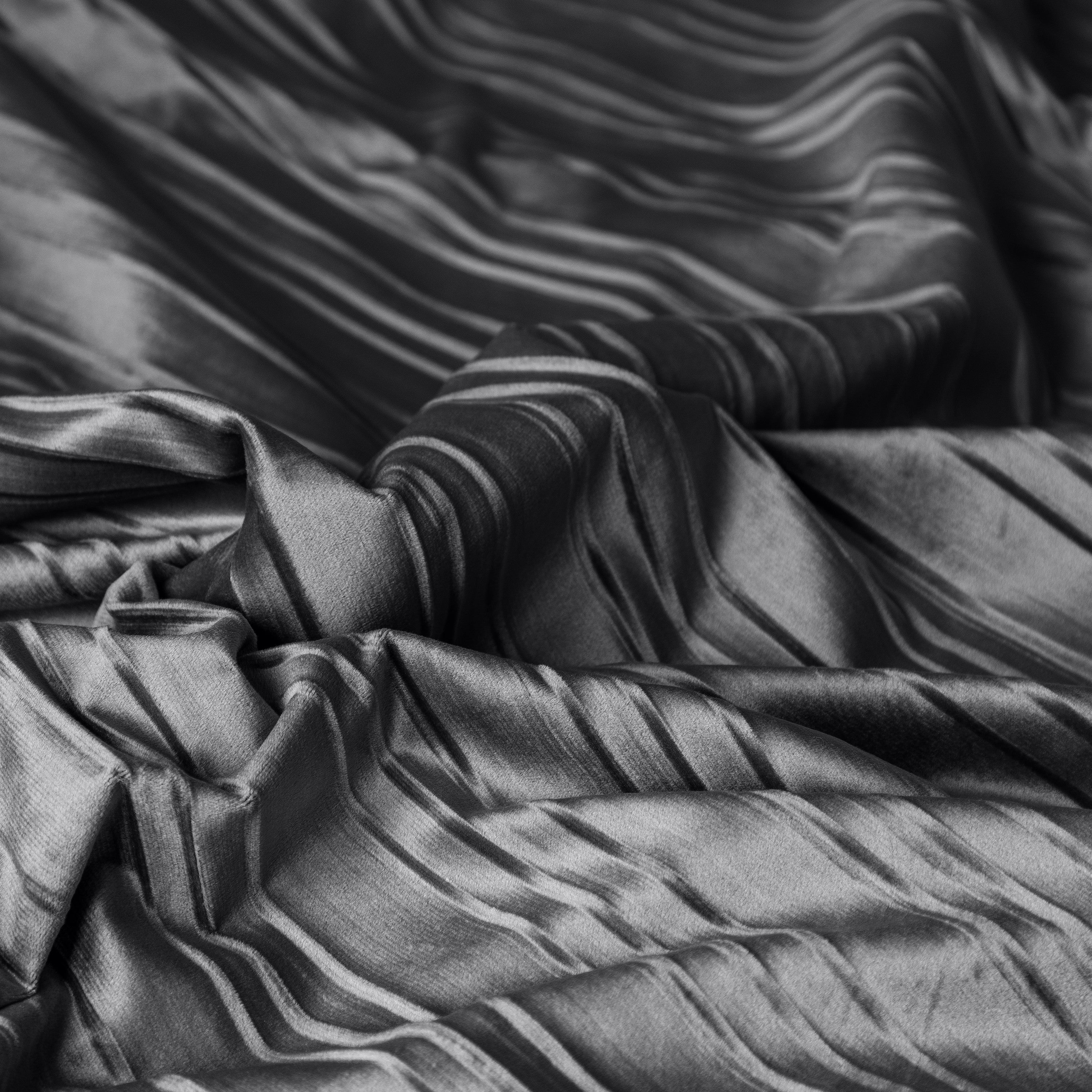 NordDream Velvet Lining pussilakana 240x200 musta sametti