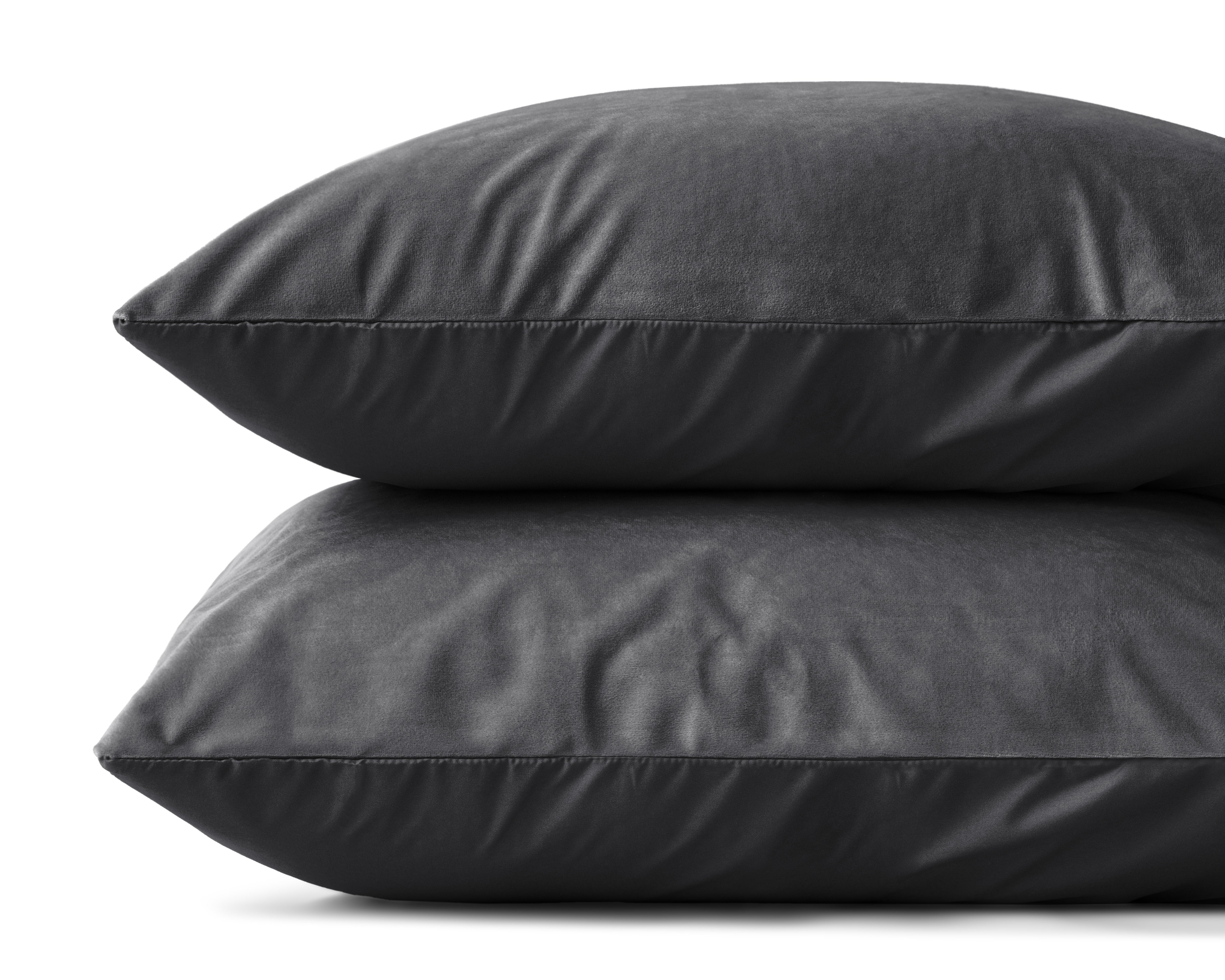 NordSleeps NordDream Velvet tyynyliina 60x70 antrasiitti 2-pack