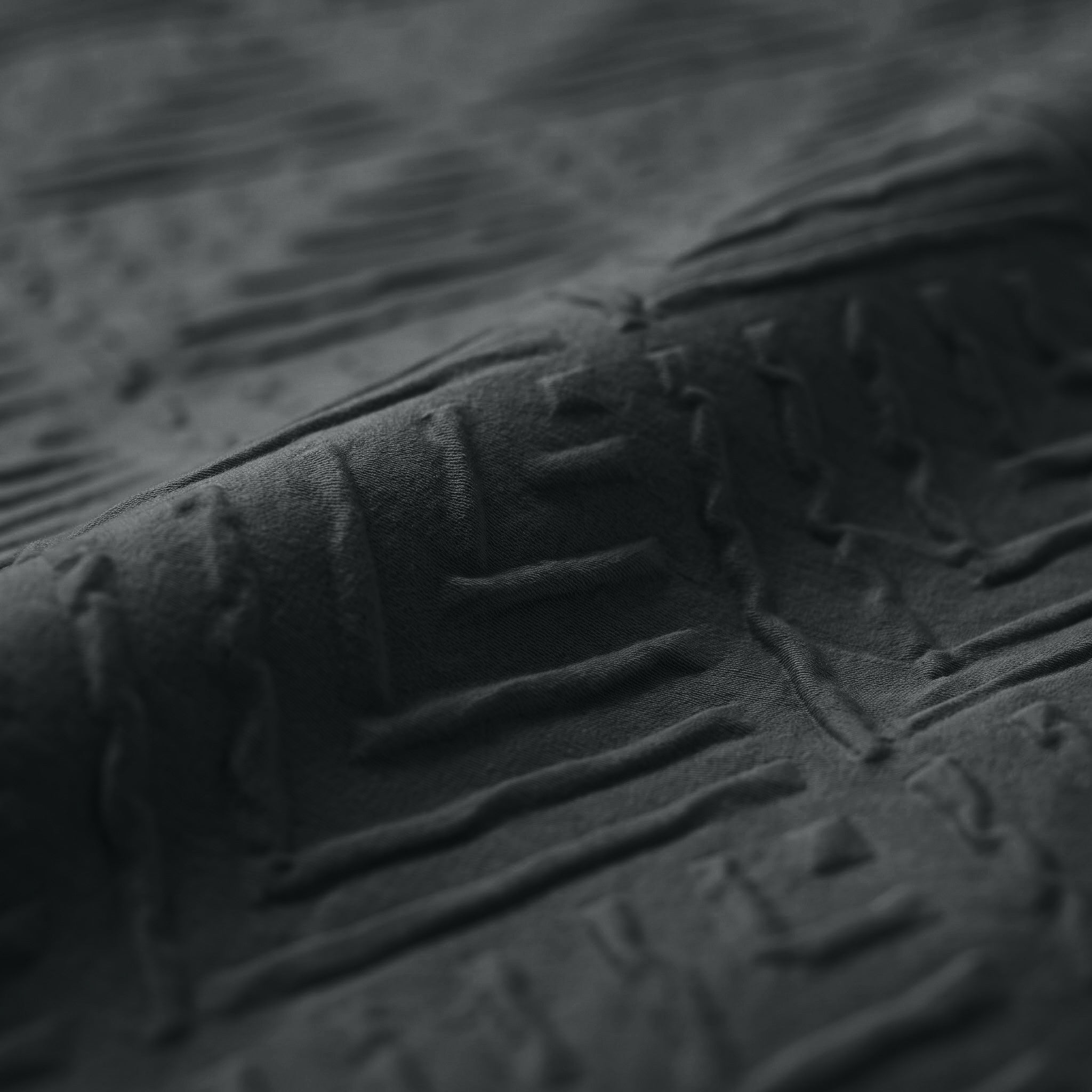 NordDream Embossed Modern Geo 3D pussilakana 200x200 antrasiitti