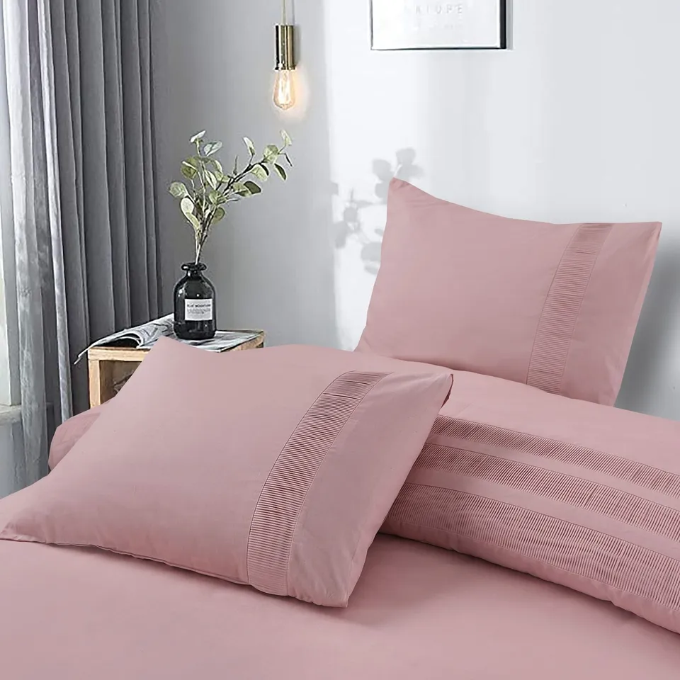 NordDream Classics Bali pussilakanasetti roosa 200x220 perkali
