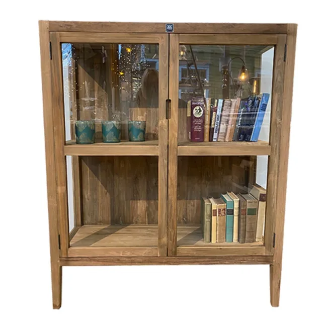 Sasus Pulsano lasivitriini 100x40x120 cm tiikki