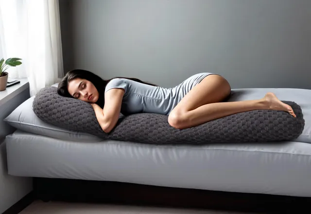 NordDream Bodypillow vartalotyyny 140x20cm antrasiitti
