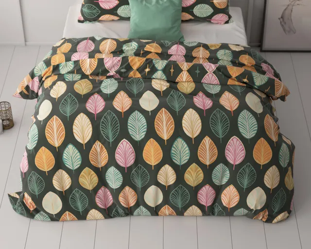 NordDream Classy Oscar pussilakana multi 200x220 cm kuvioitu