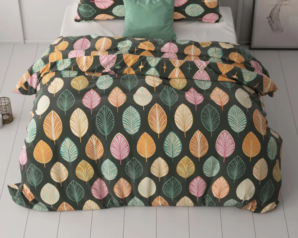 NordDream Classy Oscar pussilakana multi 200x220 cm kuvioitu