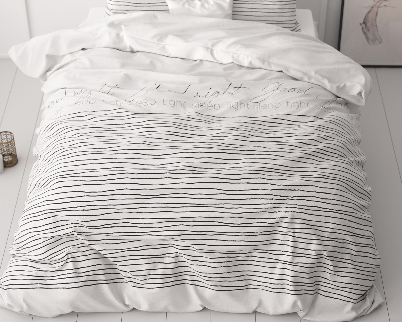 NordDream Classy Sleeptight 2 pussilakana 200x200/220 valkoinen